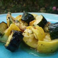 Grilled and Marinated Zucchini and Yellow Squash Recipe