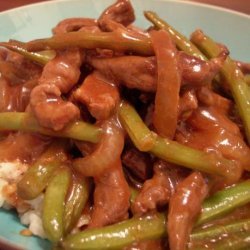 Hoisin Slivered Beef With Green Beans