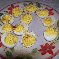 The Bestest Deviled Eggs Ever!!
