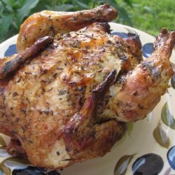 Acadia's Cherry Sherry  beer Can  Chicken