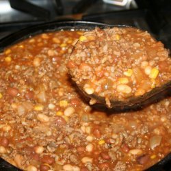 Easy Beef and Bean Chili
