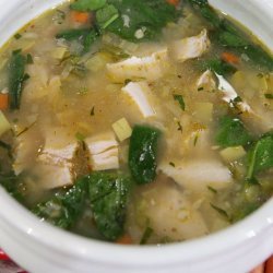Turkey, Vegetable, and Rice Soup