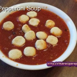 Italian Style Beef and Pepperoni Soup