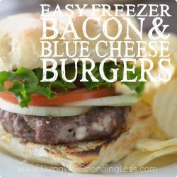 Easy Blue Cheese Burgers