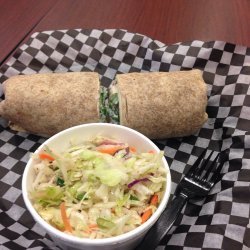 Chicken and Coleslaw Wrap