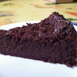 Chocolate Almond Fudge Cake