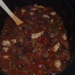 Cheryl's Crock Pot Chicken Chili With Black Beans-Ww Points=5