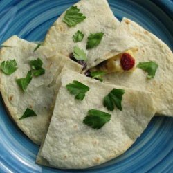 Brie and Dried Cranberry Quesadillas