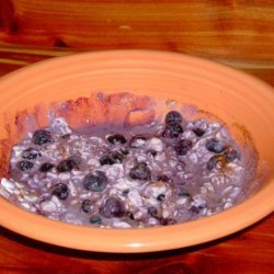 1-Minute Blueberries & Cream
