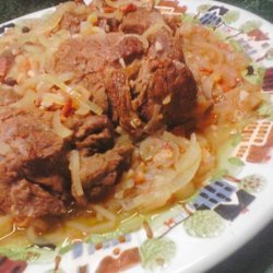 Pot Roast Smothered in Bacon and Onions