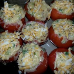 Baked Chicken-Stuffed Tomatoes