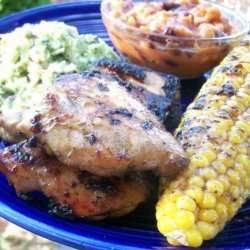 Grilled Lime Chicken Thighs