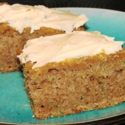 Zucchini Bars With Cream Cheese Frosting