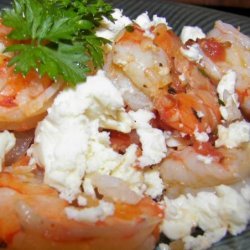 Tomato Shrimp With Feta Cheese