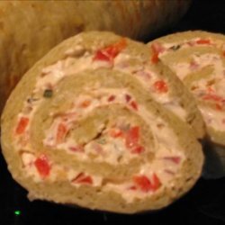Savoury Potato Roll With Cream Cheese Filling