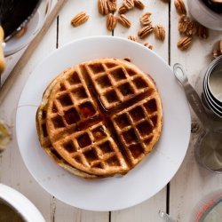 Oat and Pecan Waffles