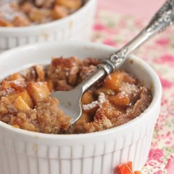 Apple and Spice Bread Pudding