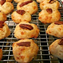 Cheese Pecan Cocktail Biscuits