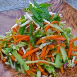 Vegan Carrot Broccoli and Bean Shoot Salad