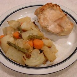 Mustard Roasted Chicken and Vegetables