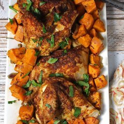 Spiced Chicken and Sweet Potatoes