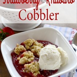 Strawberry Rhubarb Cobbler