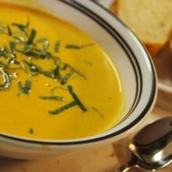 Grilled Yellow Tomato Bisque
