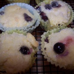 Lemon-Dipped Blueberry Muffins
