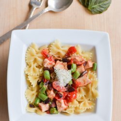 Pasta with Tomatoes, Olives and Capers