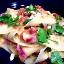 Pappardelle With Artichokes and Sun-Dried Tomatoes