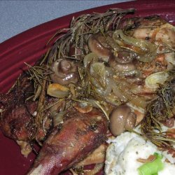 Baked Pheasant in Wine Sauce