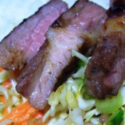 Char Siu Pork Cutlets With Chinese Coleslaw