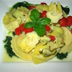 Artichokes in a Garlic and Olive Oil Sauce