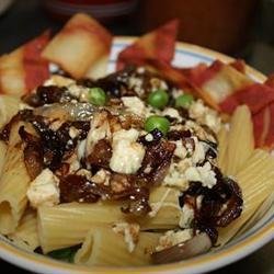 Pasta with Gorgonzola and Sweet Onion