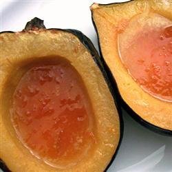 Baked Acorn Squash with Apricot Preserves