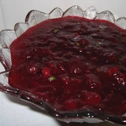 Cranberry Sauce with Jalapeno Peppers