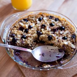 Oatmeal With Blueberries and Almonds