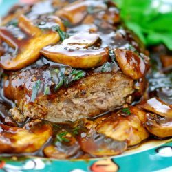 Salisbury Steak With Mushroom-Wine Sauce