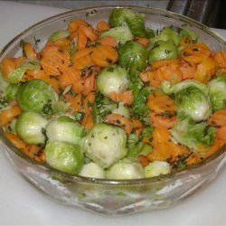 Minted Carrots & Sprouts