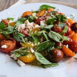 Tomato, Basil, & Feta Salad