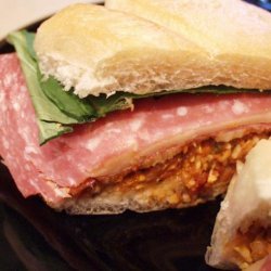 Artichoke, Provolone Cheese and Salami Sandwiches