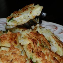 Savory Pancakes (From Cooked Rice)