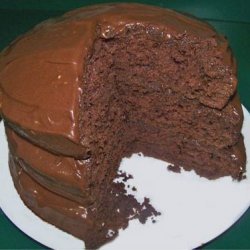 Chocolate Layer Cake With Chocolate Cream Cheese Frosting