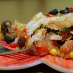 Mexican Lasagna Casserole (Vegan)