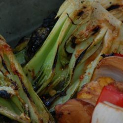 Grilled Baby Bok Choy