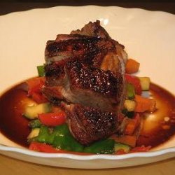 Five-Spice Duck Breasts With Vegetable Sticks