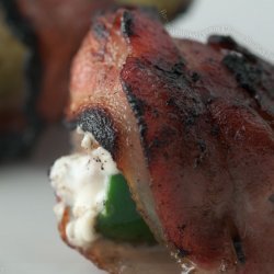Cream Cheese Stuffed Jalapenos Wrapped in Bacon