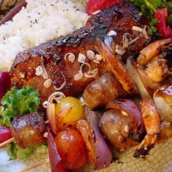 Grilled Shrimp and Chorizo Skewers