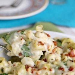 Creamy Tortellini With Spinach