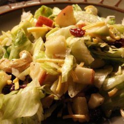 Cranberry, Pear, Apple Tossed Salad